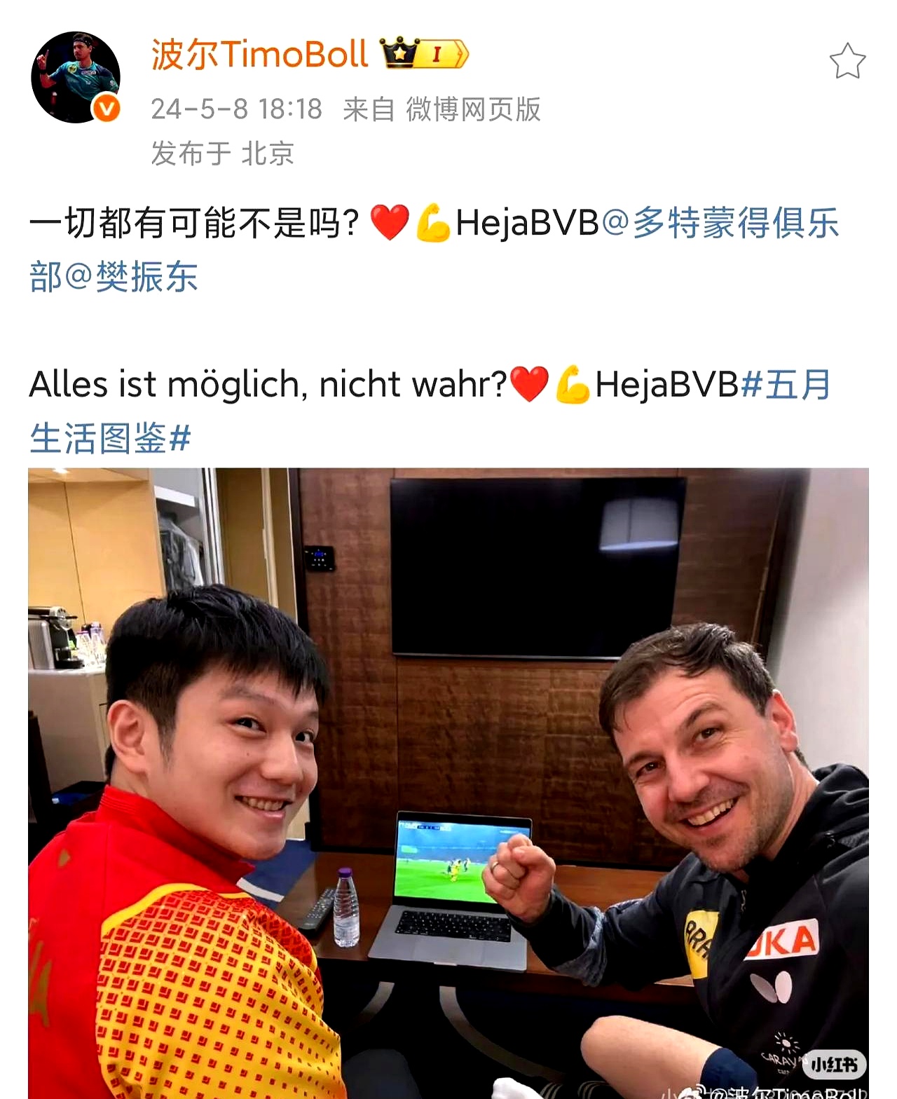 法国乒乓球队强势韩国乒乓球队，波尔打破历史纪录